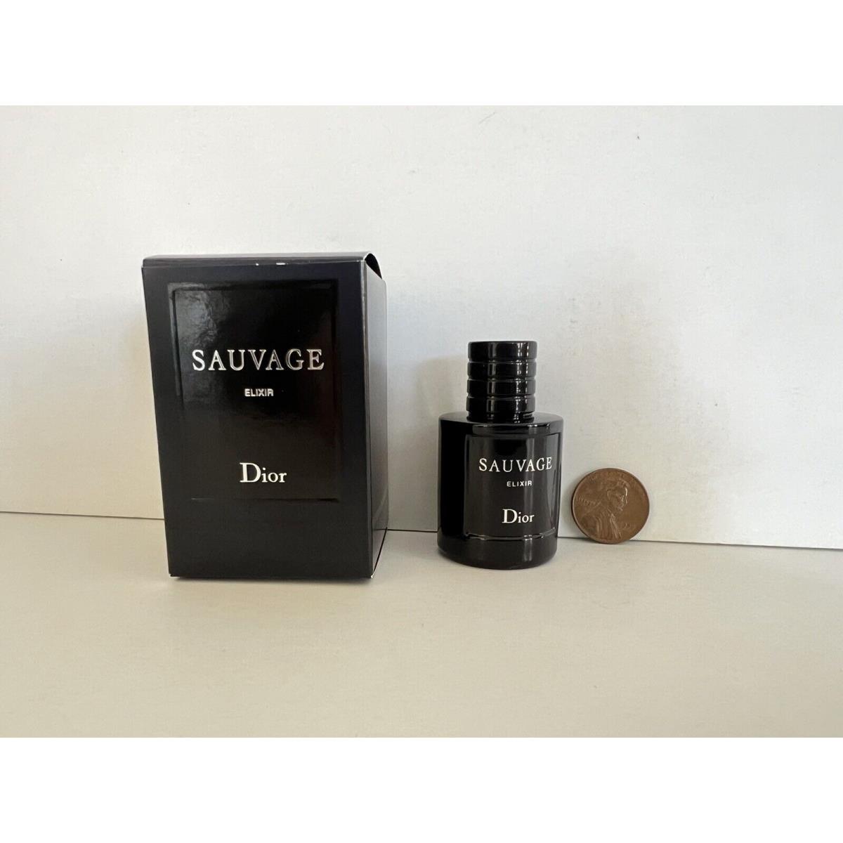 Dior Sauvage Elixir 0.25 fl oz 7.5 ml Miniature Mini Travel Size