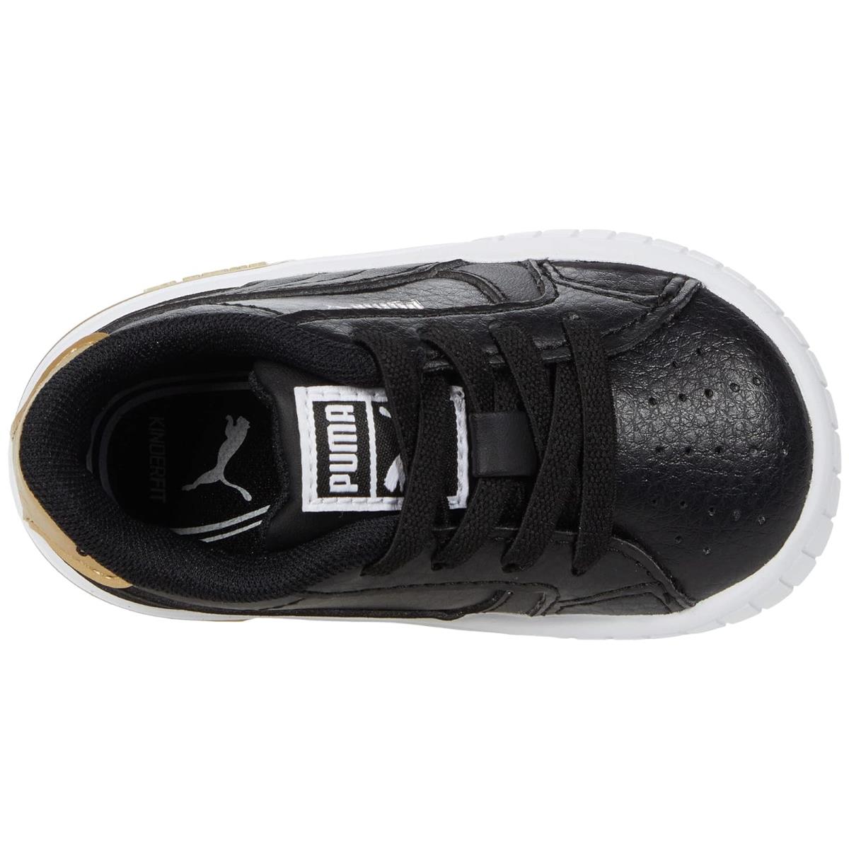 Girl`s Sneakers Athletic Shoes Puma Kids Cali Star Metallic AC Toddler Puma Black/Puma Black