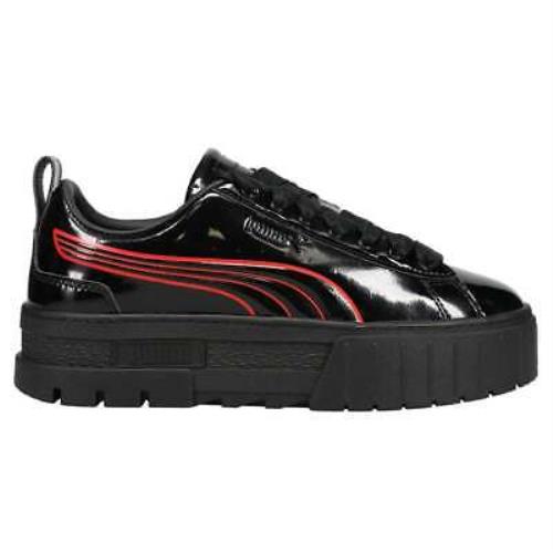 Puma 383293-01 Mayze Catwoman Platform Womens Sneakers Shoes Casual - Black