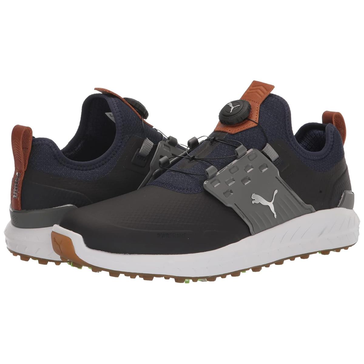 Man`s Sneakers Athletic Shoes Puma Golf Ignite Articulate Disc Peacoat/Puma Silver/Quiet Shade