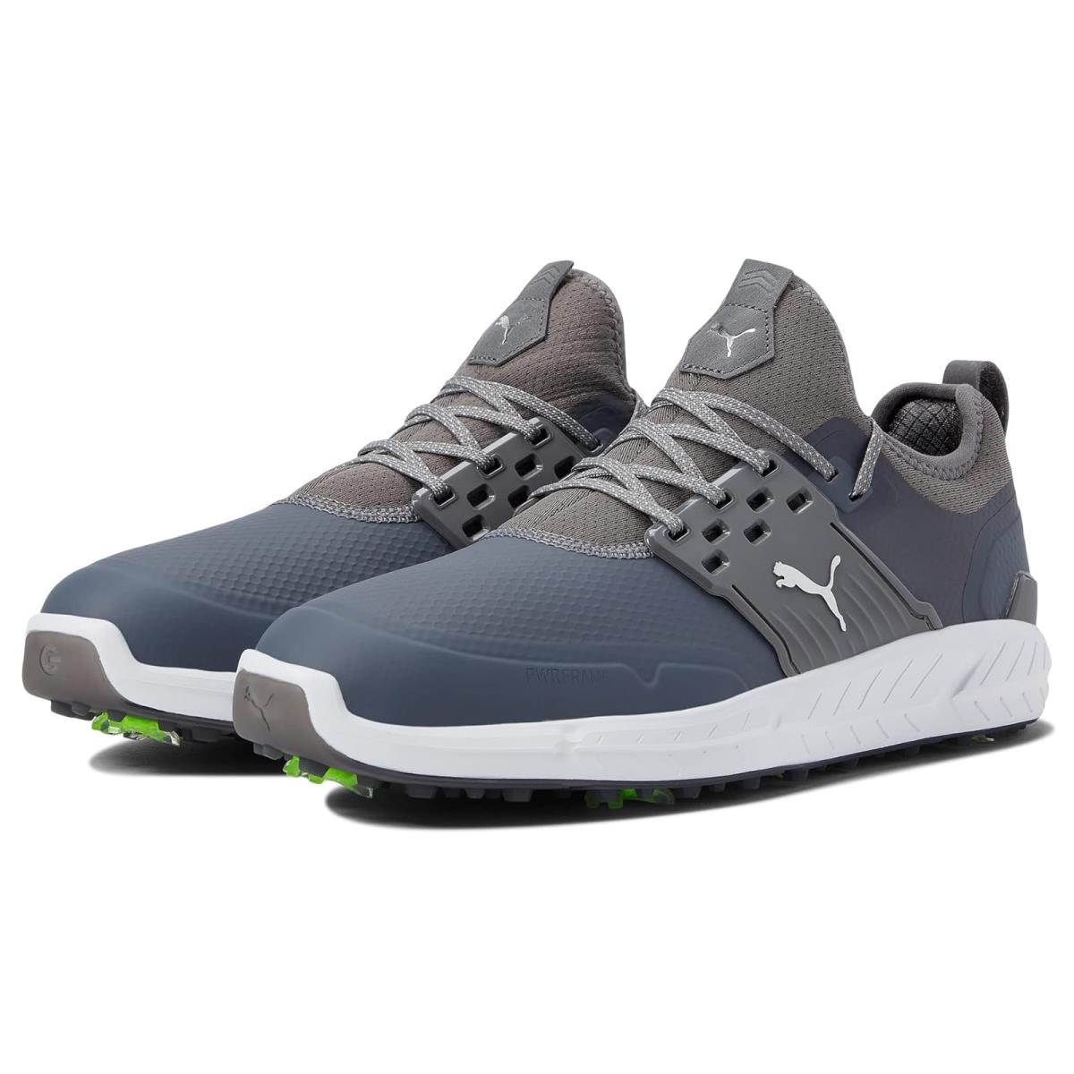 Man`s Sneakers Athletic Shoes Puma Golf Ignite Articulate Quiet Shade/Puma Silver/Quiet Shade
