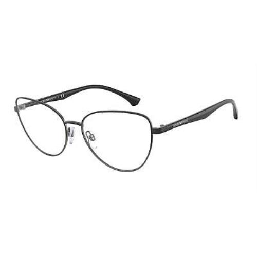 Emporio Armani 0EA1104 3316 Mt Black Gunmetal Demo Lens 54 Women`s ...