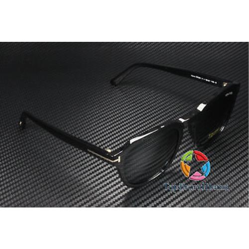 Tom Ford sunglasses  - Shiny Black Frame, Blue Lens 2