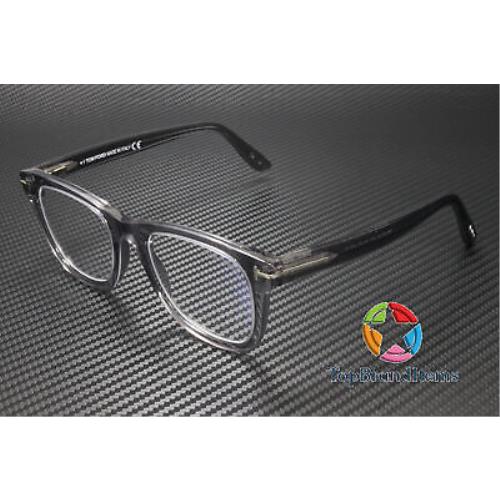 Tom Ford FT5820-B 020 Square Grey Demo Lens 50 mm Men`s Eyeglasses