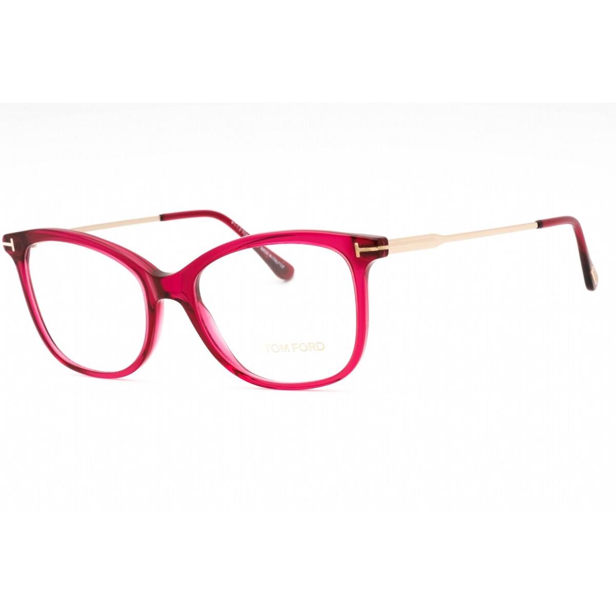 Tom Ford FT5510 081 Eyeglasses Transparent Violet Frame 52mm