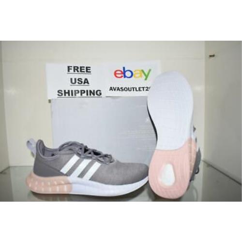 Adidas Kaptir Super Q46282 Gray/pink Womens Running Shoes Size 6