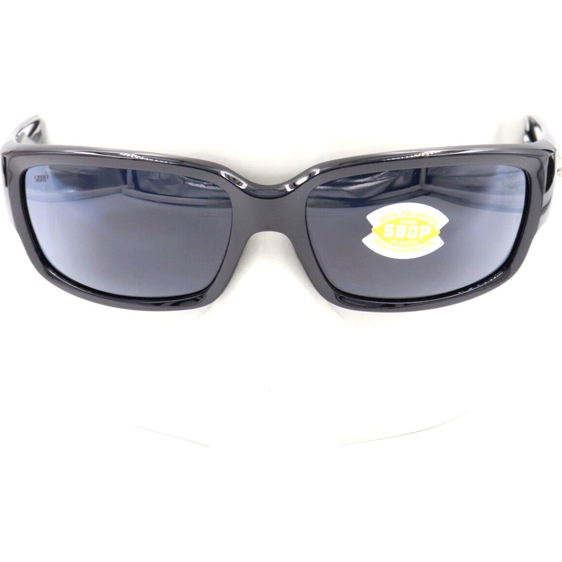 Costa Del Mar Caballito 11 Shiny Black Gray Sunglasses 06S9025 90250259