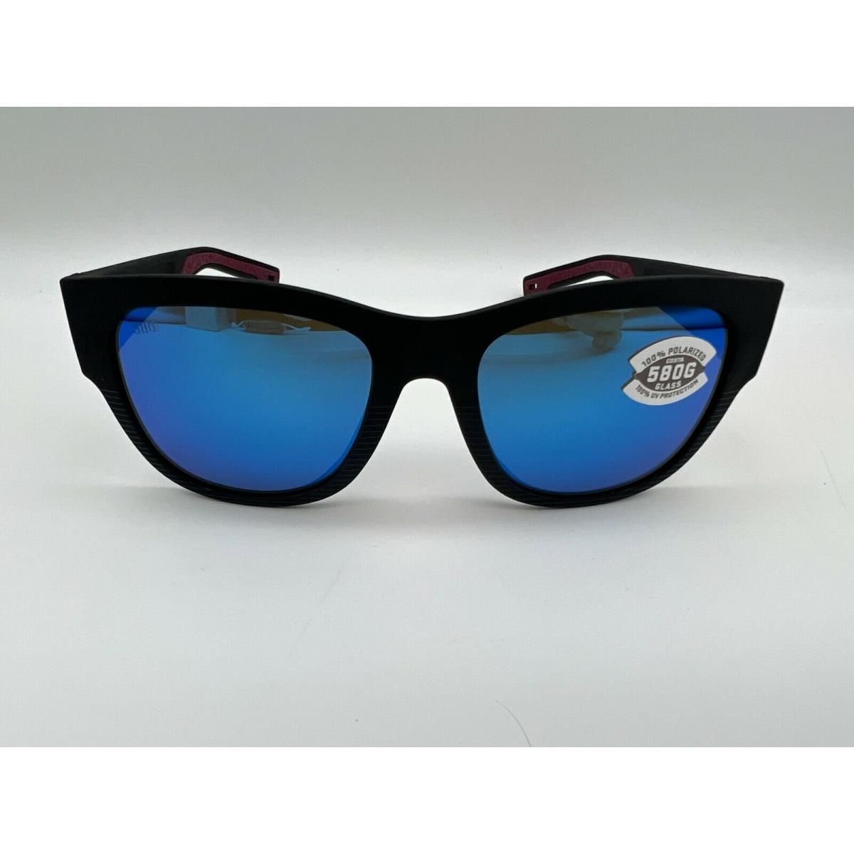 Costa Del Mar Caleta Untangled Polarized Sunglasses Net Black / Blue Glass