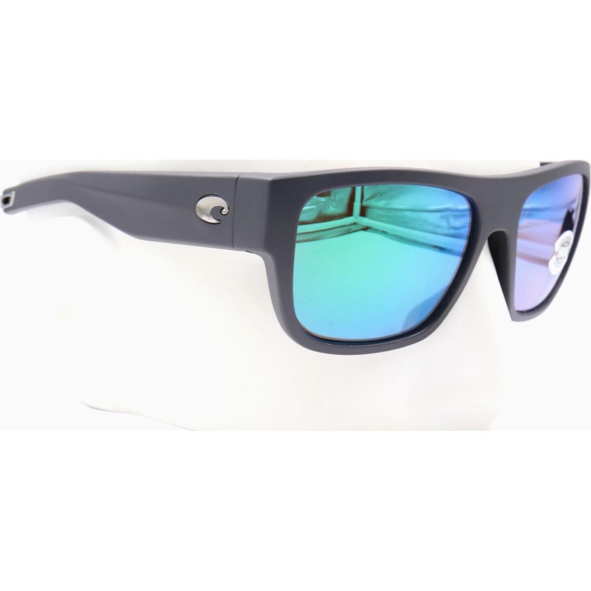 Costa Del Mar Sampan 11 Matte Black Green 580G Sunglasses 06S9033 90331860