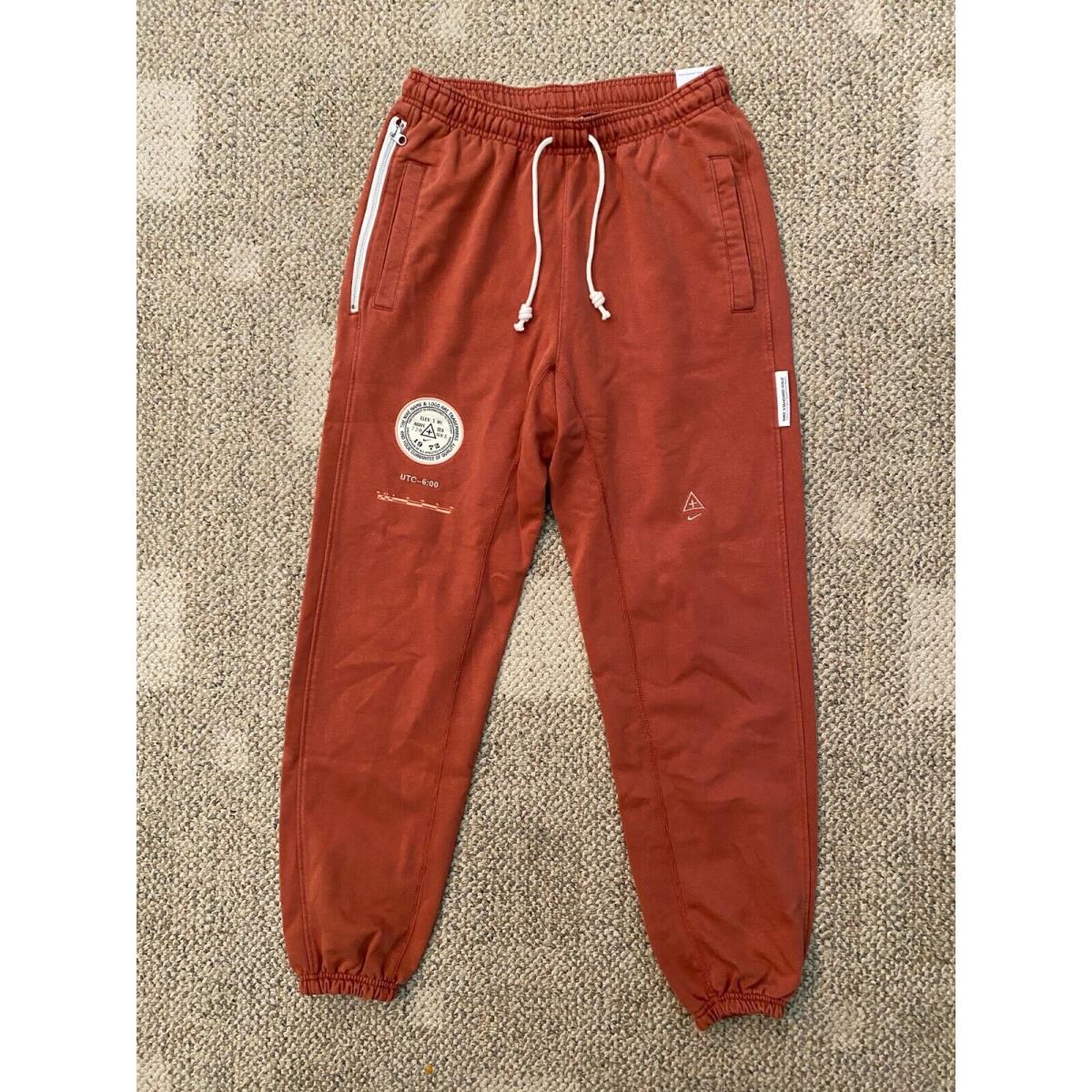 Men`s S Nike Standard Issue Basketball Jogger Athletic Pants Rust DQ3532-670