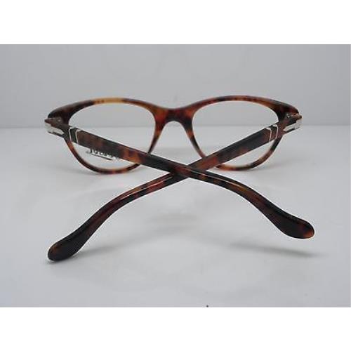 Persol eyeglasses  - Caffe Tortoise Frame, Clear Demo Lens 1