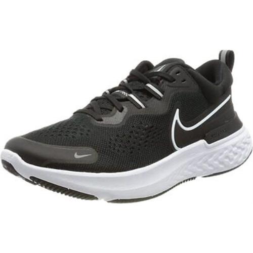 Nike Men`s React Miler 2 Running Shoes Black/black 7.5 D M US