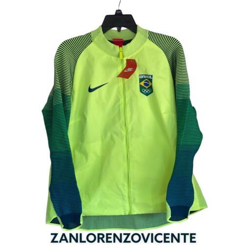 Nike Womens Sportswear Dynamic Reveal Team Brazil Jacket Size M 826614 709
