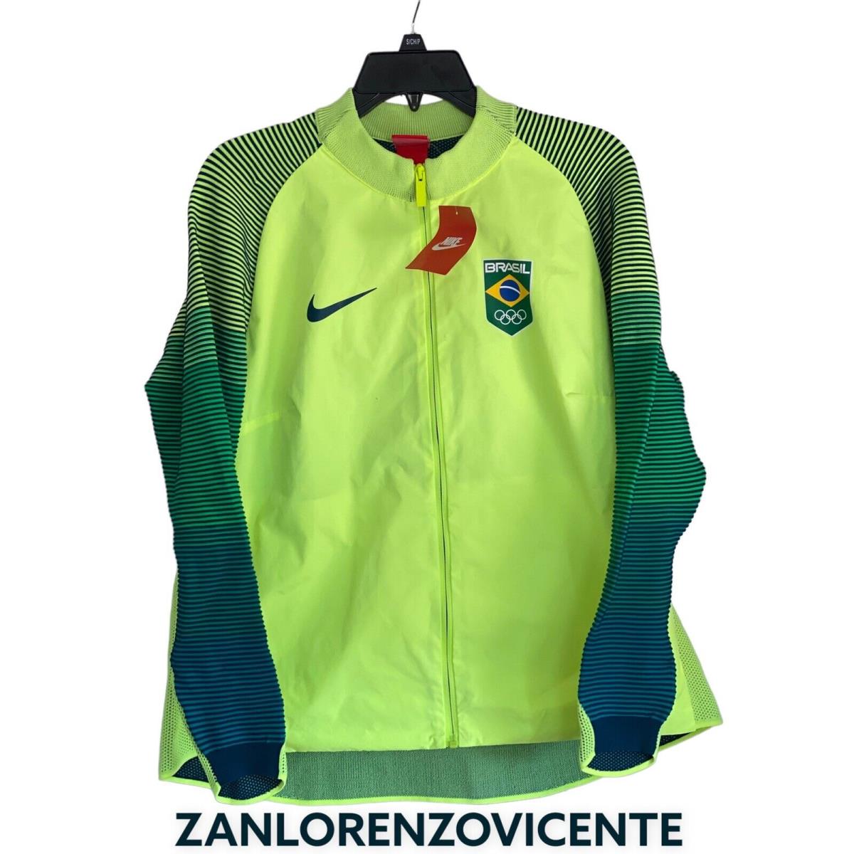 Nike Womens Sportswear Dynamic Reveal Team Brazil Jacket Size L 826614 709