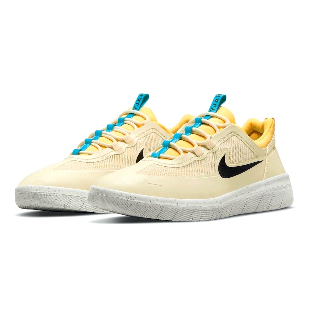 Nike SB Nyjah Free 2 Mens Size 8 Sneaker Shoes BV2078 200 Black Topaz Gold