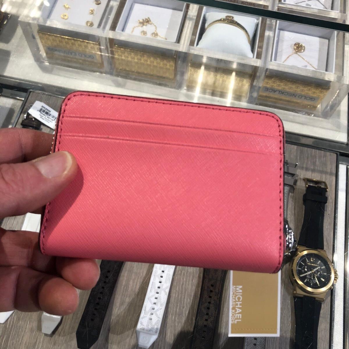 Michael Kors Jet Set Travel ZA Card Case - Tea Rose - Michael Kors wallet -  074142658283 | Fash Brands