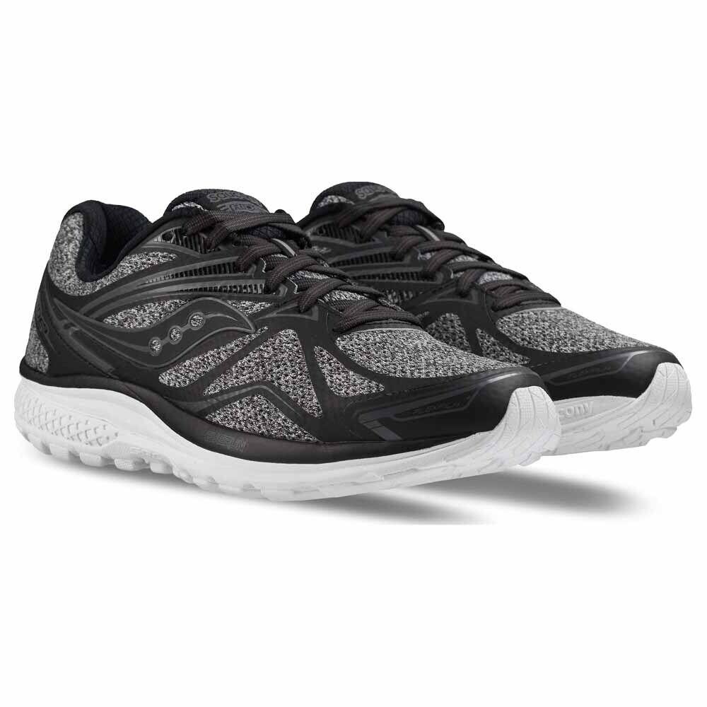 Saucony Ride 9 LR Running Shoes Men`s Size 12 D Gray/black S20364-1 - Gray/Black , Gray/Black Manufacturer