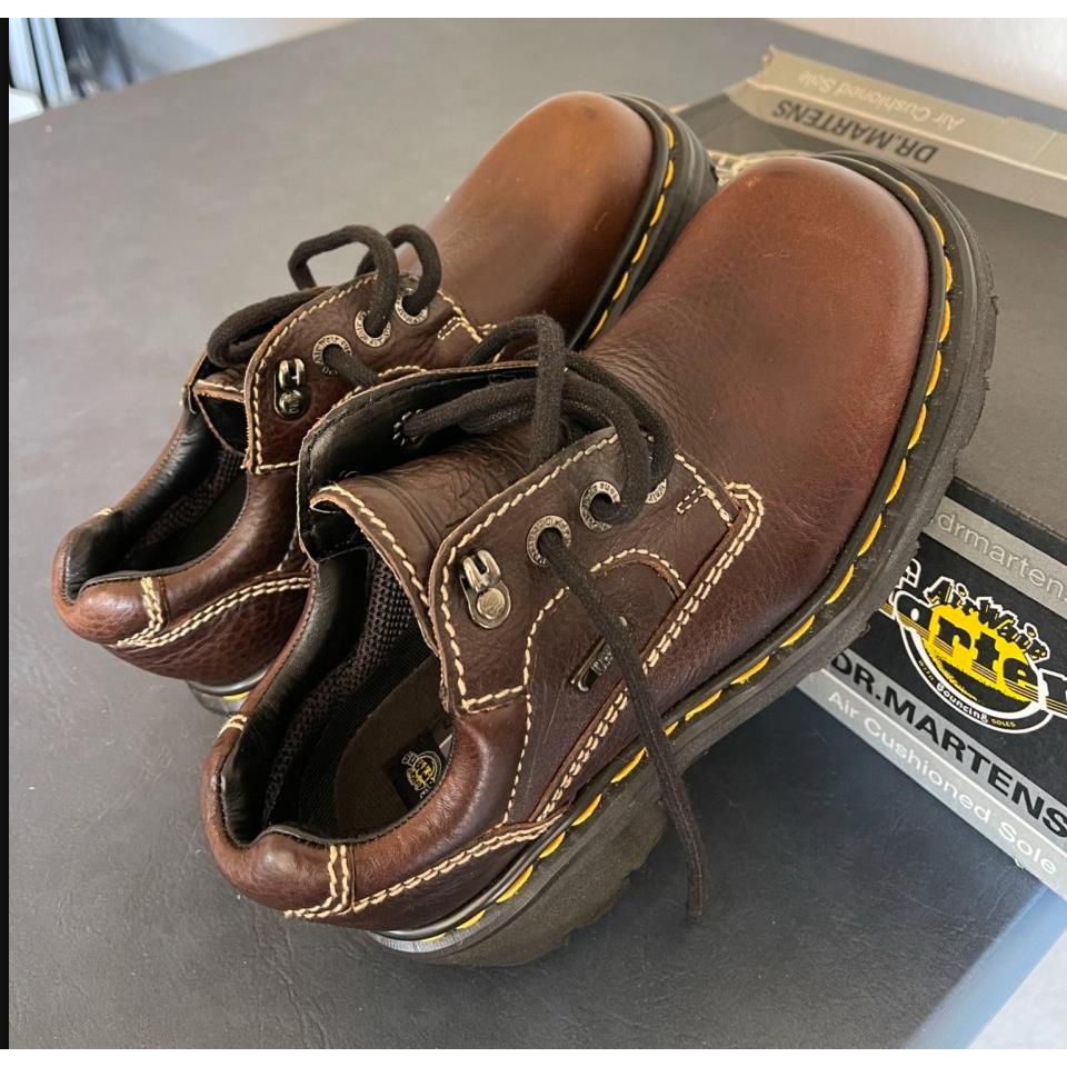 Dr. Martens Youth Kids UK3 EU36 US Mens 4 Wmns 5 Leather Boots Shoes Vintage