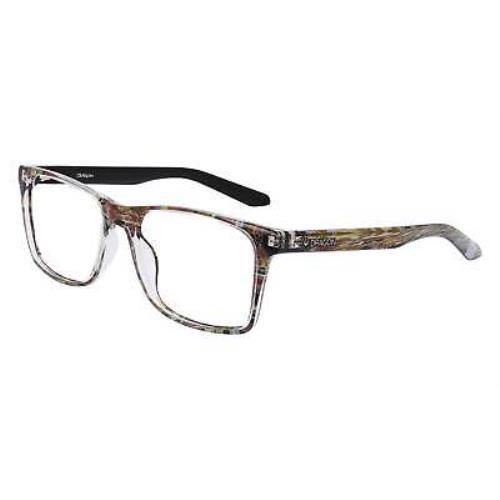 Dragon DR2032-318-57 Olive Rob Resin Eyeglasses