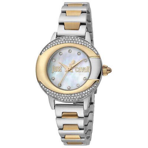 Just Cavalli Women`s Glam Chic Mother of Pearl Dial Watch - JC1L150M0085