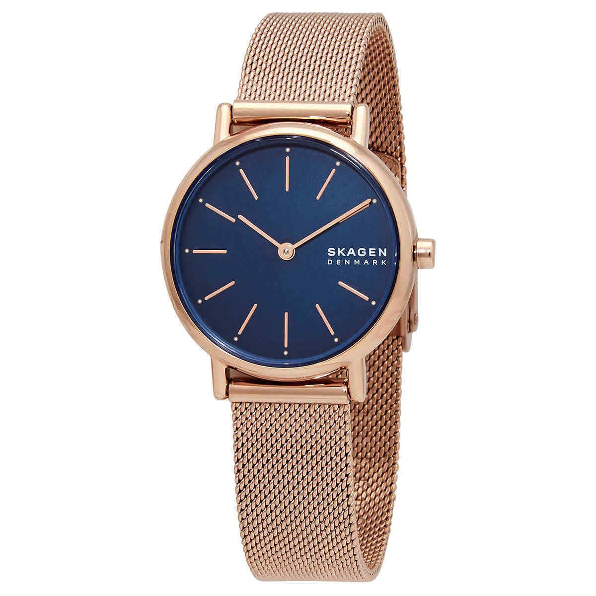 Skagen Signatur Lille Quartz Rose Gold-tone Ladies Watch SKW2837