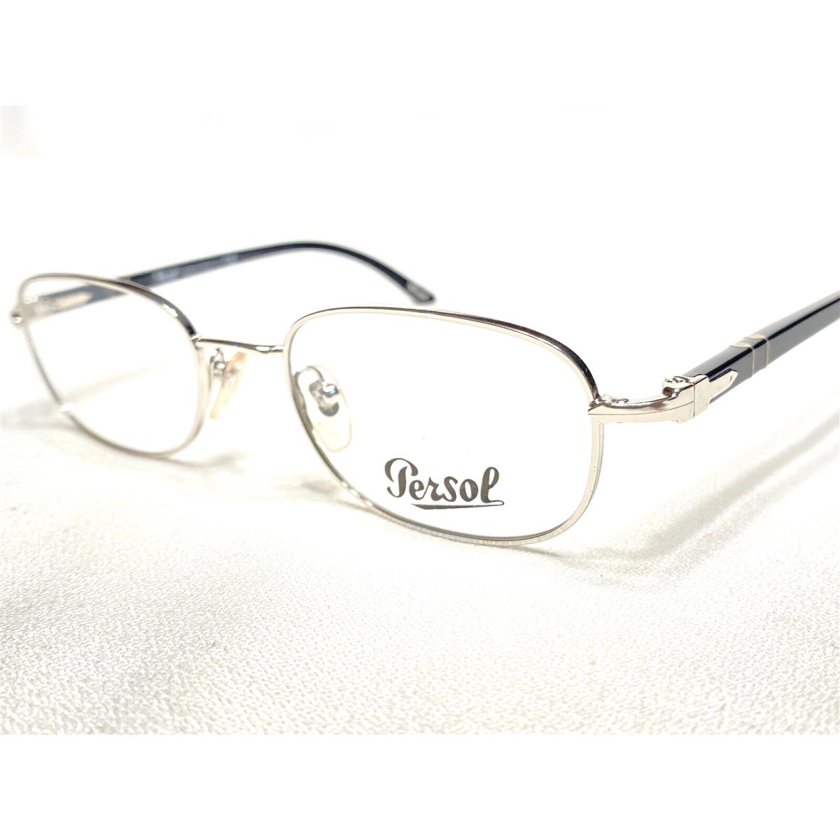 Persol PO2395V 518 Mens Silver Rectangle Oval Eyeglasses Frames 49/18 140