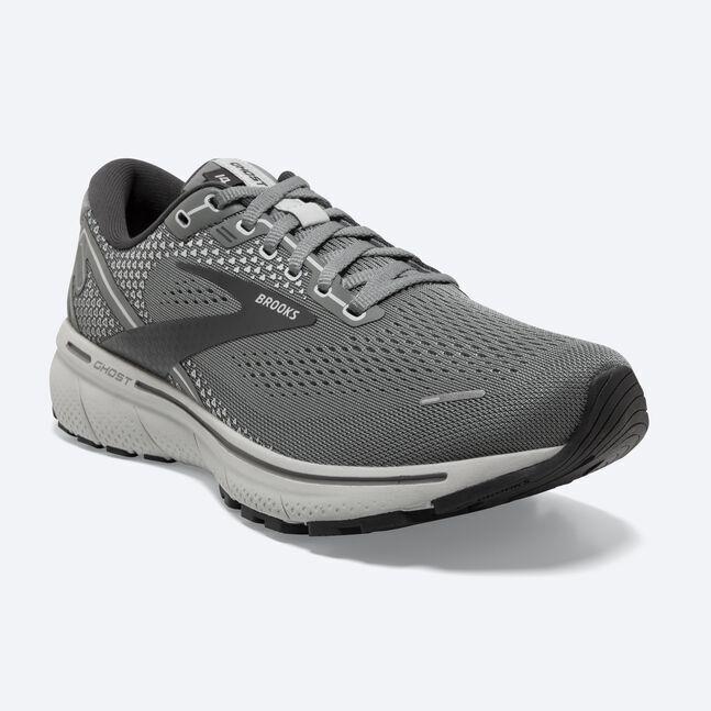Men`s Brooks 110369 067 Ghost 14 Running Cushion Neutral Grey/d. Grey Shoes