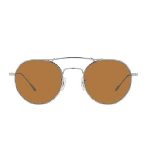 Oliver Peoples 0OV1309ST Reymont 503653 Silver/cognac Unisex Sunglasses