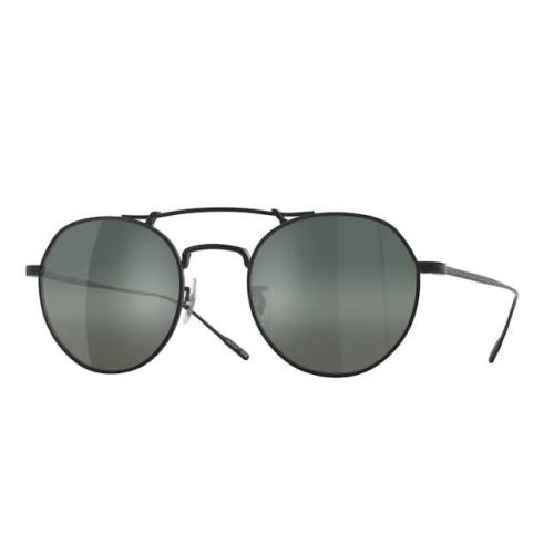 Oliver Peoples 0OV1309ST Reymont 506241 Matte Black/steal Gradient Sunglasses - Frame: Matte Black, Lens: Steal Gradient