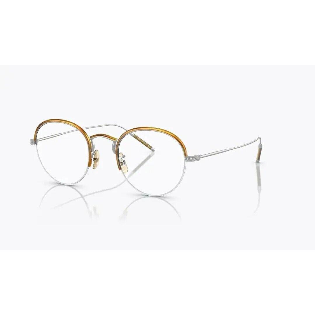 Oliver Peoples 0OV1290T TK 6 5036 Silver/amber Tortoise Round Unisex Eyeglasses