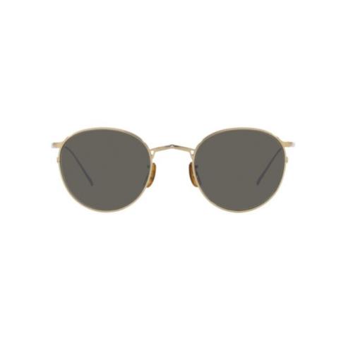 Oliver Peoples 0OV1311ST G. Ponti 4 5035R5 Soft Gold/carbon Grey Sunglasses - Frame: Soft Gold, Lens: Carbon Grey