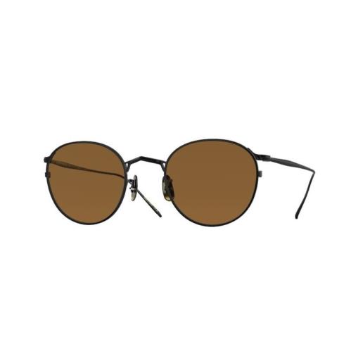 Oliver Peoples 0OV1311ST G. Ponti 4 501753 Matte Black/true Brown Sunglasses - Frame: Matte Black, Lens: True Brown