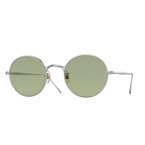 Oliver Peoples 0OV1293ST G. Ponti-3 503652 Silver/green Wash Unisex Sunglasses - Silver Frame, Green Wash Lens
