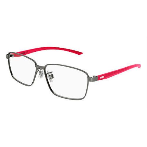 Puma PE0171oA-003 Grey Red Eyeglasses