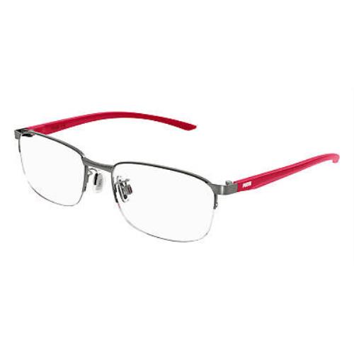 Puma PE0170oA-002 Grey Red Eyeglasses