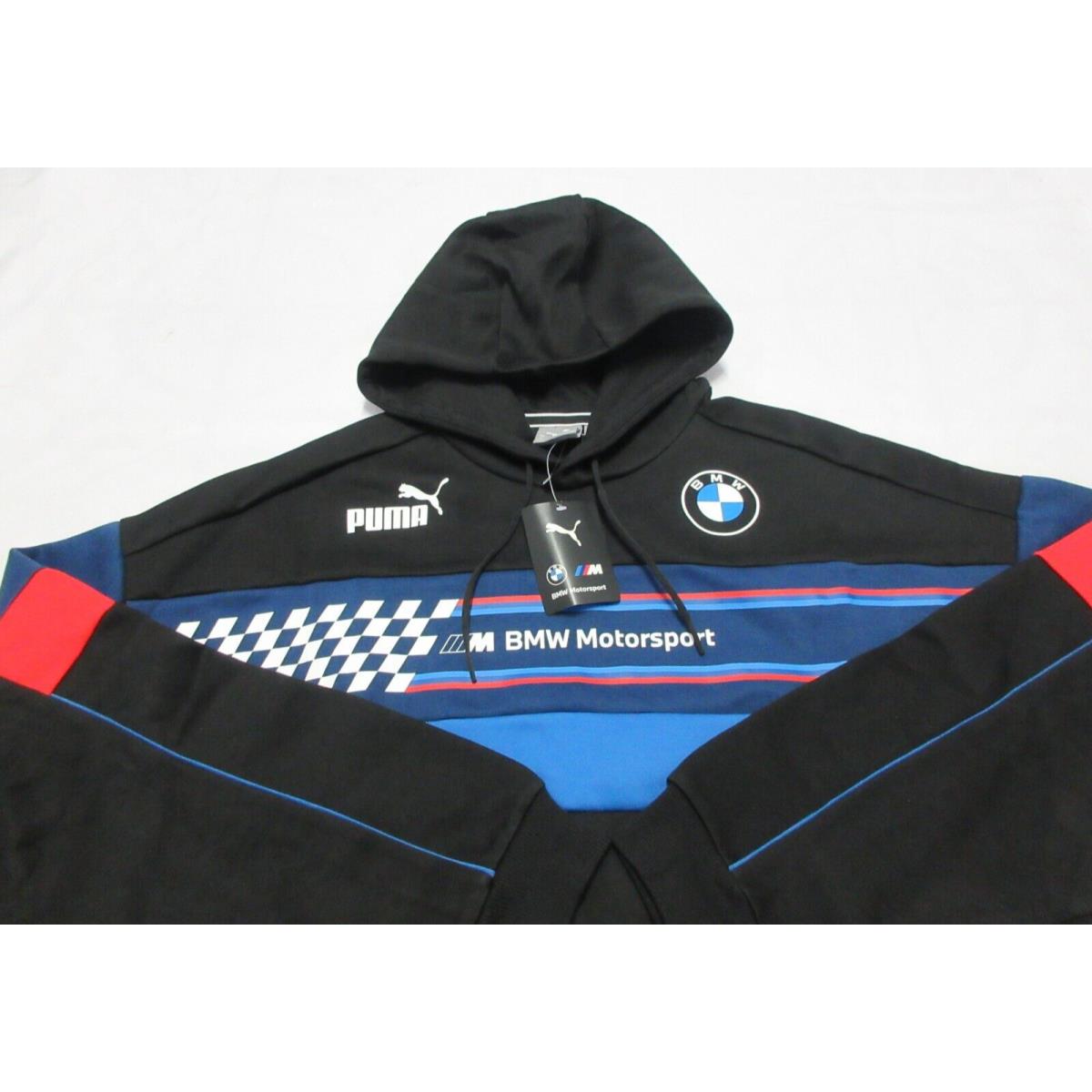 Puma Men`s Bmw M Motorsport Sds Black Hoodie Size XL