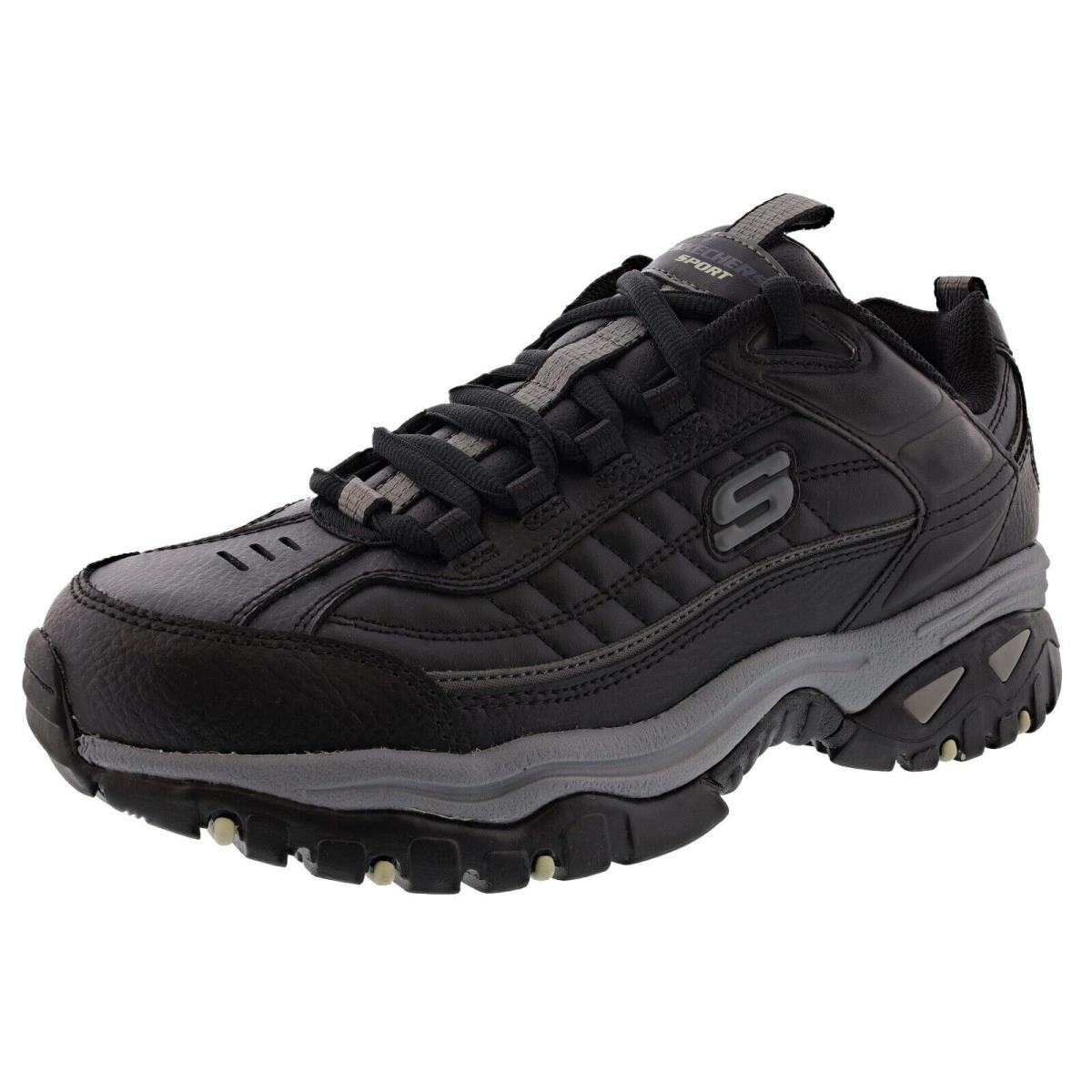 Skechers Men`s Energy- Afterburn 50081EW/BBK 2E Wide Width Road Running Shoes