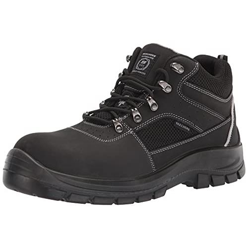 Skechers Men`s Trophus Boot Construction Shoe - Choose Sz/col Black