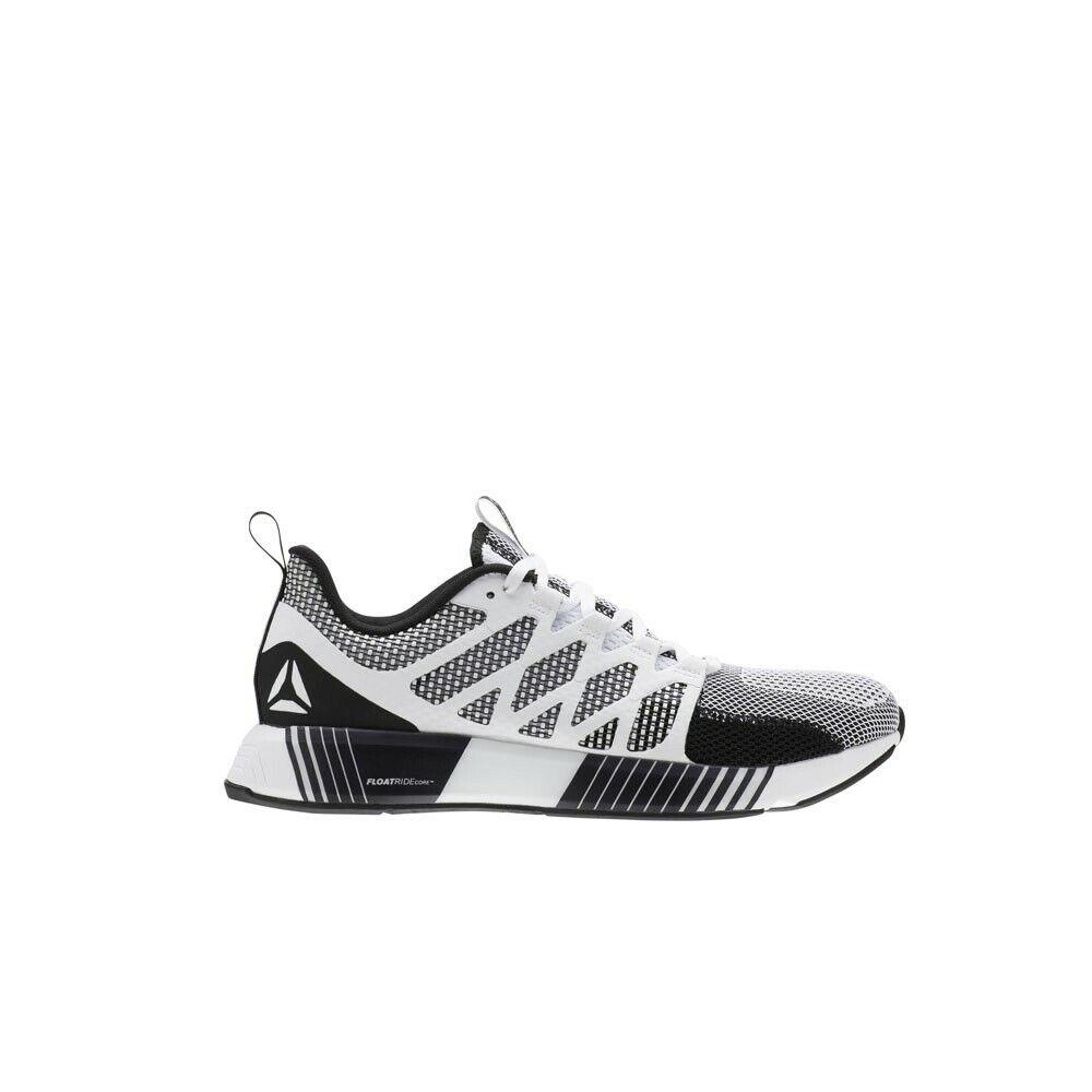 Reebok Fusion Flexweave Cage White/black/coal/skull Grey Men`s Shoes CN2880 - White/Black/Coal/Skull Grey