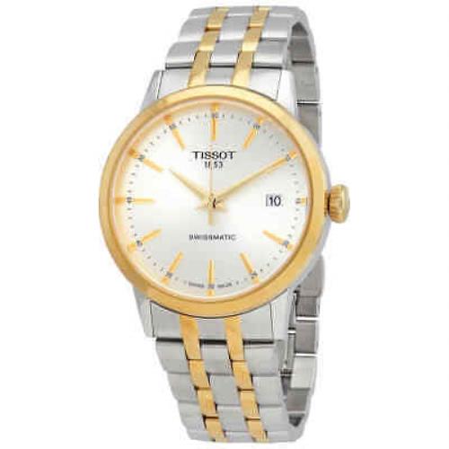 Tissot Classic Dream Automatic Silver Dial Two-tone Men`s Watch - Silver Dial, Two-tone (Silver-tone and Gold-tone) Band