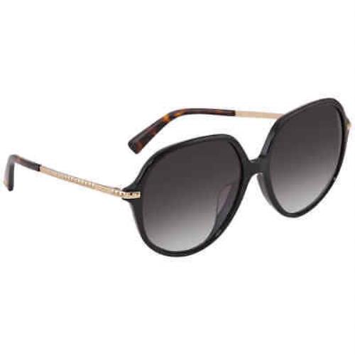 Valentino Grey Gradient Irrregular Ladies Sunglasses VA4099F 50018G 57