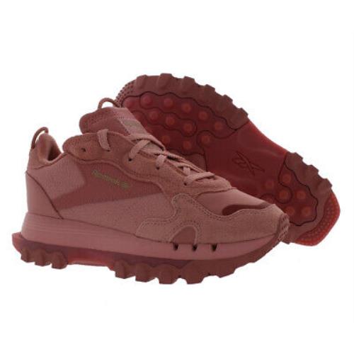 Reebok Classic Leather Cardi Womens Shoes - Rose/Rose , Red Main