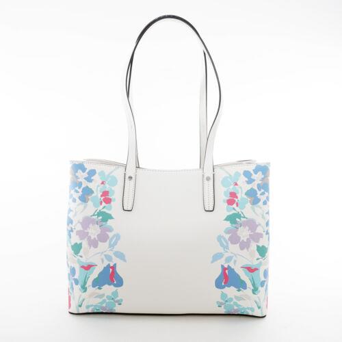 media maandelijks Deens Calvin Klein Maggie Saffiano Leather Floral Tote / Bag / Purse White - Calvin  Klein bag - 191797587147 | Fash Brands