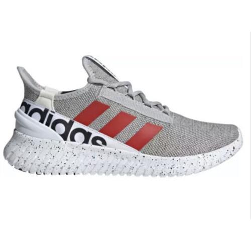 Men Adidas Kaptir 2.0 Running/training Shoes Sneakers Grey/red/white GW6935 - GREY/RED/WHITE