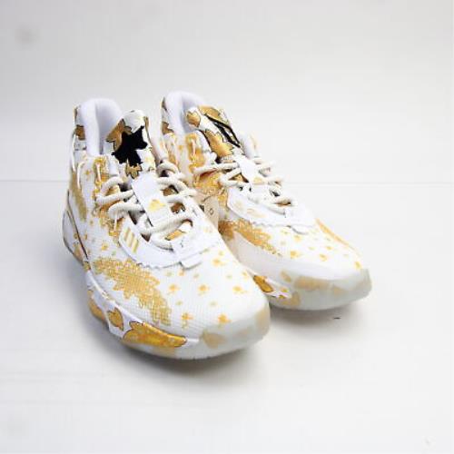 Gold adidas basketball shoes Clearance