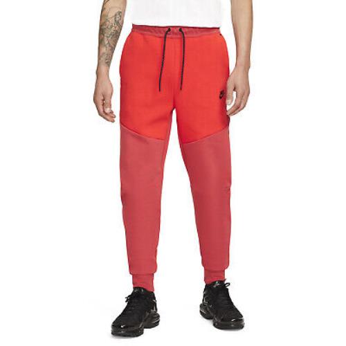 Men`s Nike Sportswear University Red/red Clay Tech Fleece Jogger