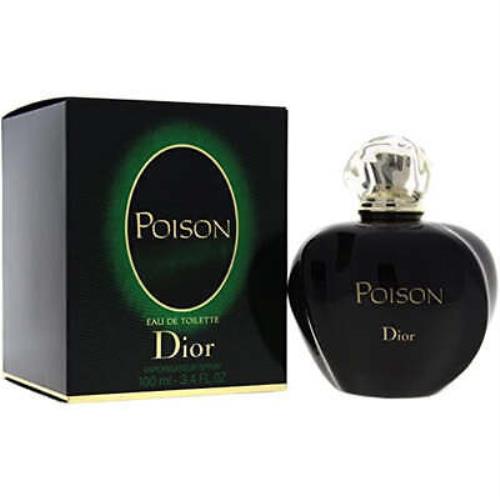 Poison by Christian Dior For Women Edt 3.3 / 3.4 oz