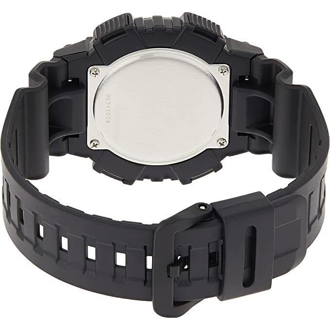 Casio AQS810W-1A3 Black Men`s Ana-digi Solar Powered Watch