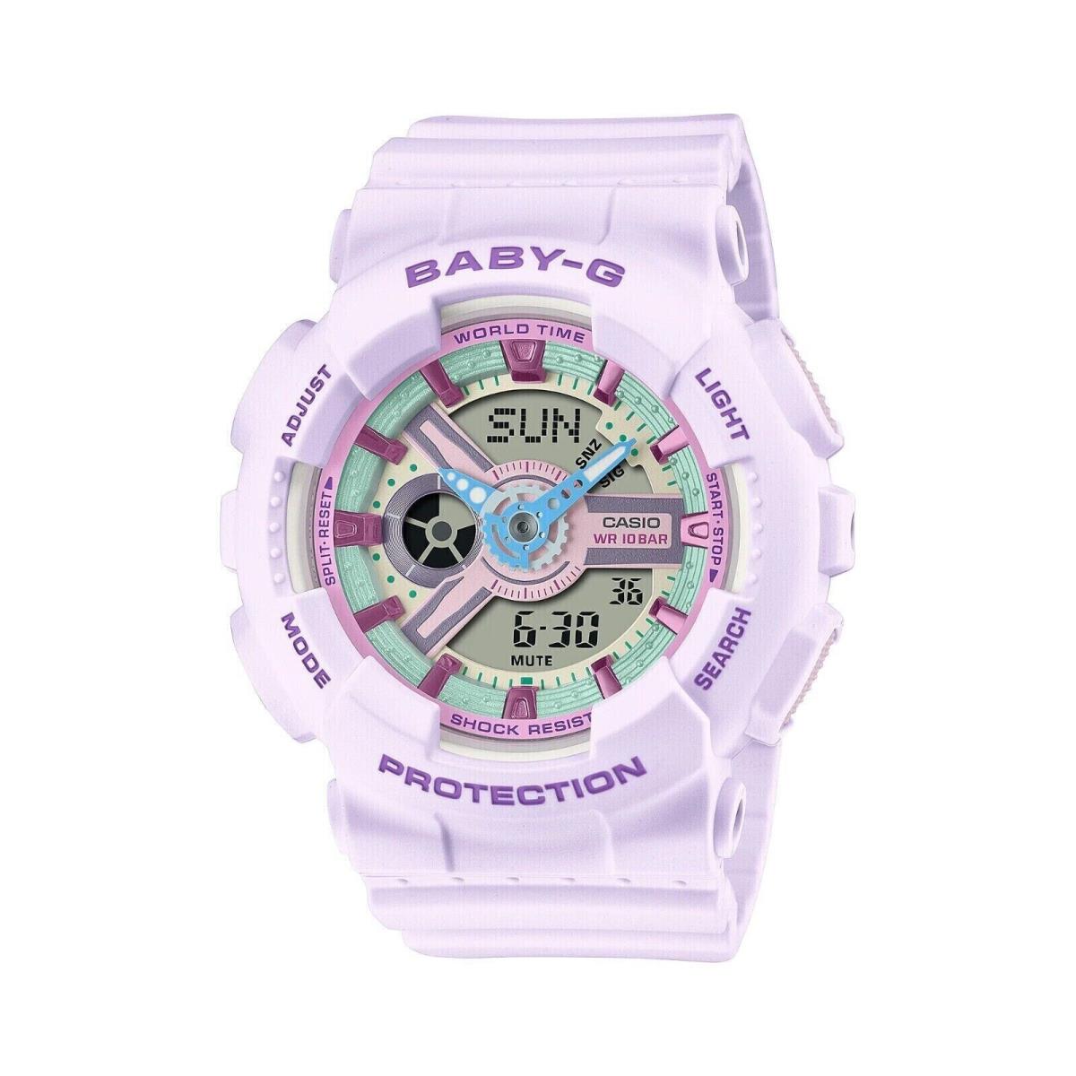 Casio G-shock Baby-g Pink Ana-digi Women`s Watch BA110XPM-6A