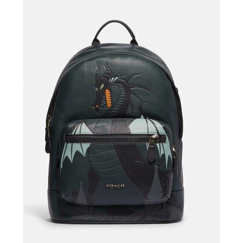 COACH®  Disney X Coach West Backpack With Maleficent Dragon Motif